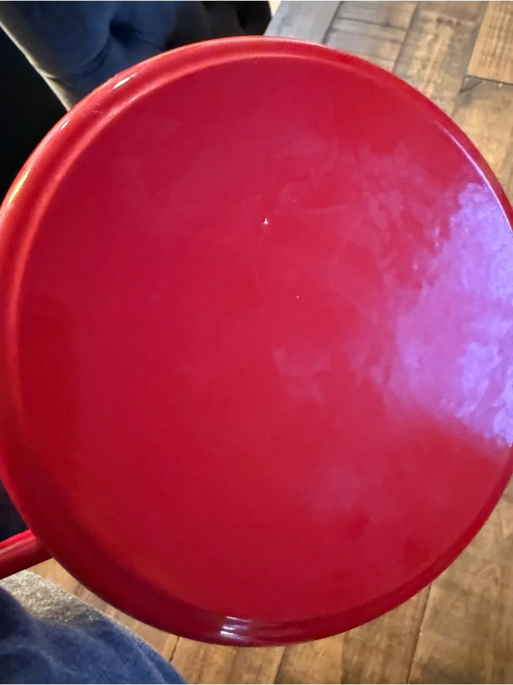 Martha Stewart Collector Enameled Cast Iron 2-Qt. Round Dutch Oven , Cranberry